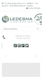 Mobile Screenshot of ledesmailuminacion.com